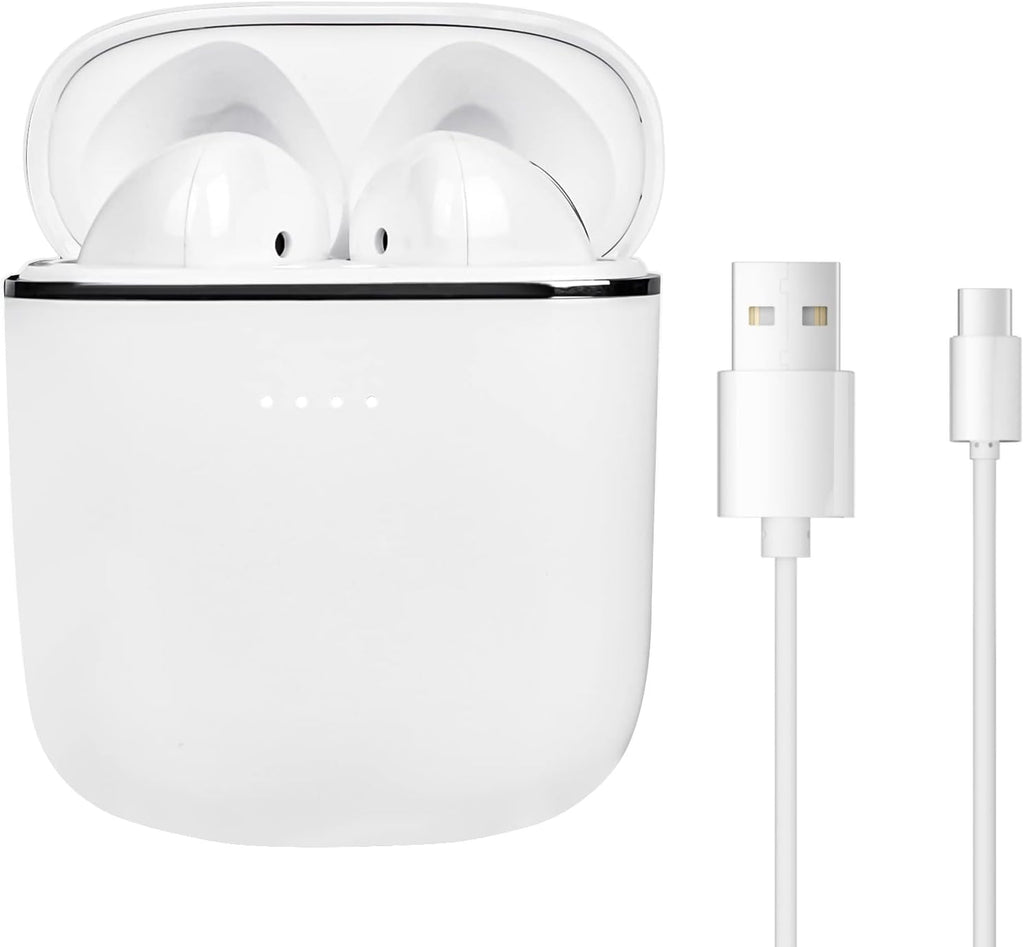 White Bluetooth 5.1 Wireless Earbuds T555088