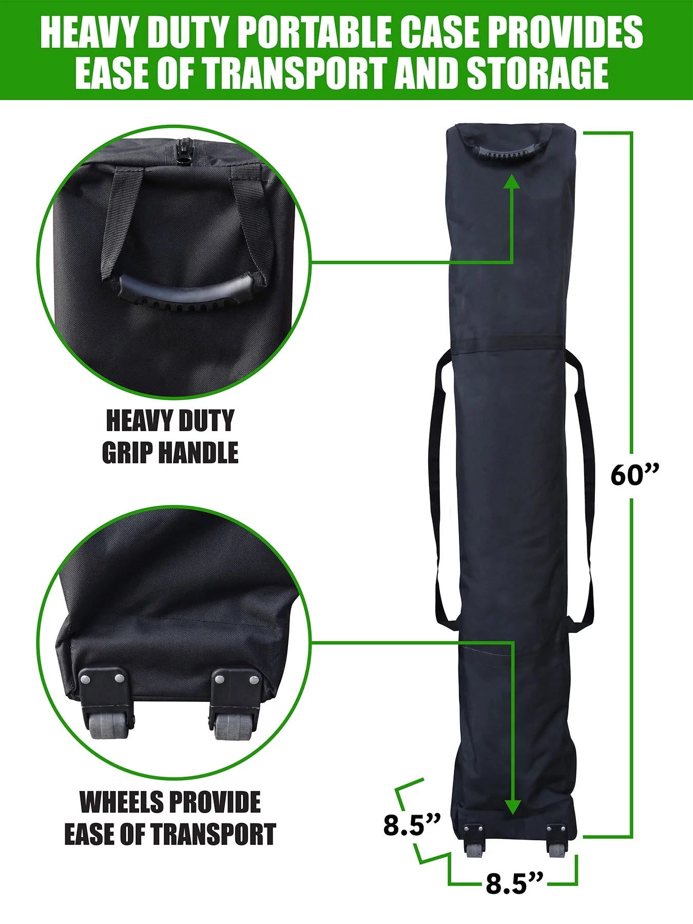 Green Pop Up Canopy 10 ft. x 10 ft. T950