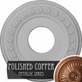 Hand-Painted Polished Copper Ceiling Medallion A943517