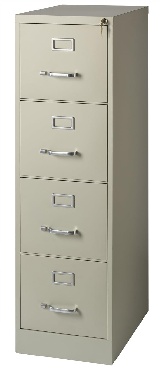 Black 4 Drawer Vertical File Cabinet R234726