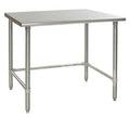 72x22 x 18x22 Stainless Steel Work Table with Galvanized Cross Bar R749014