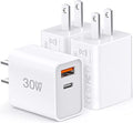 20W Dual Port USB-C Wall Charger (White) Z6685