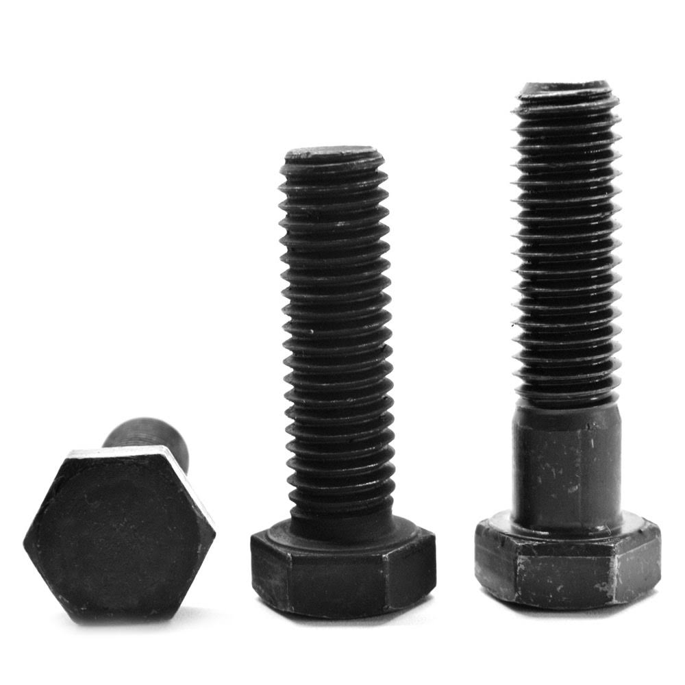1x22-8 x 11x22 Coarse Thread Grade 8 Hex Cap Screw Alloy Steel Black Oxide O256