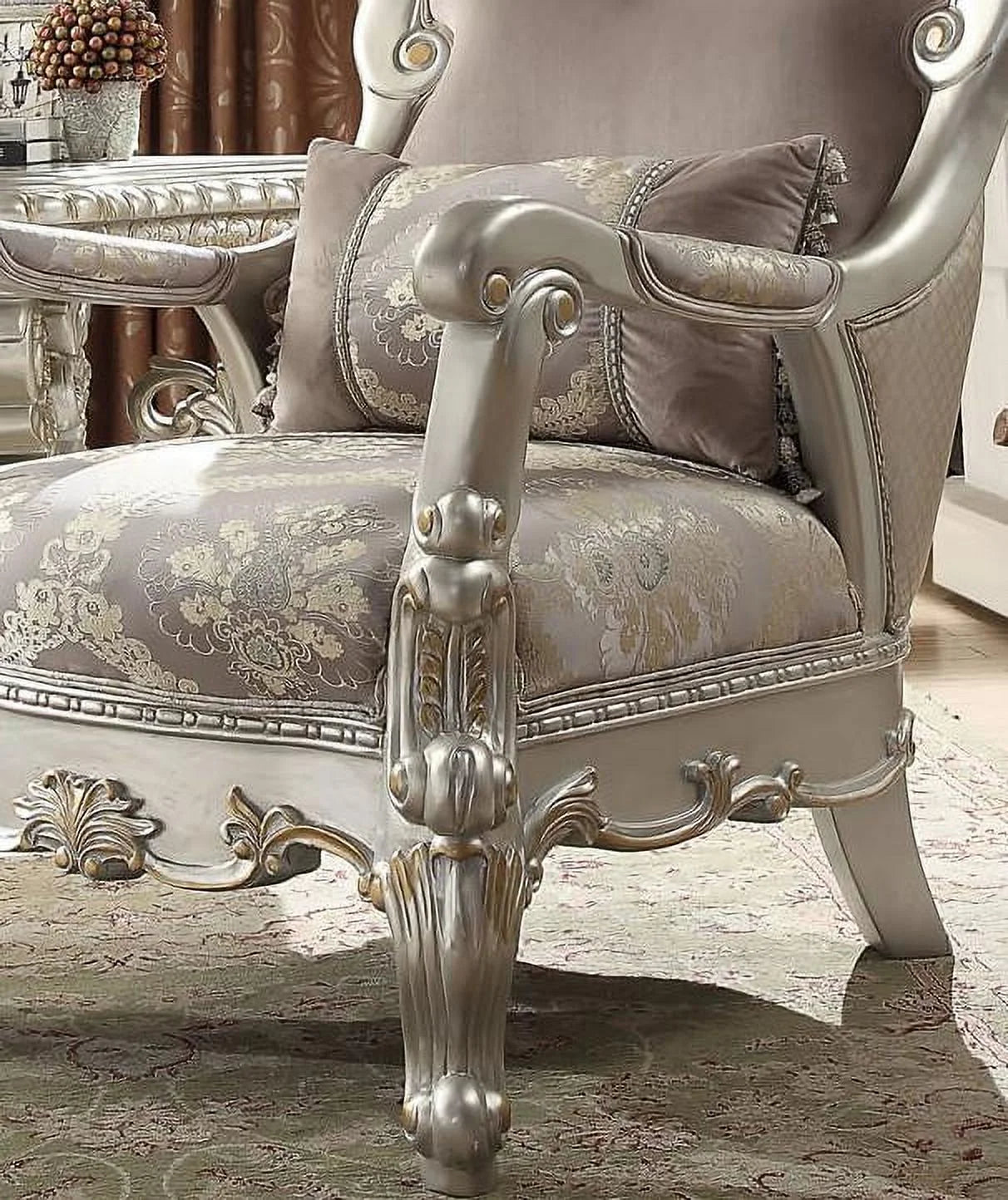 Carved Wood 3Pcs Sofa Set P771987