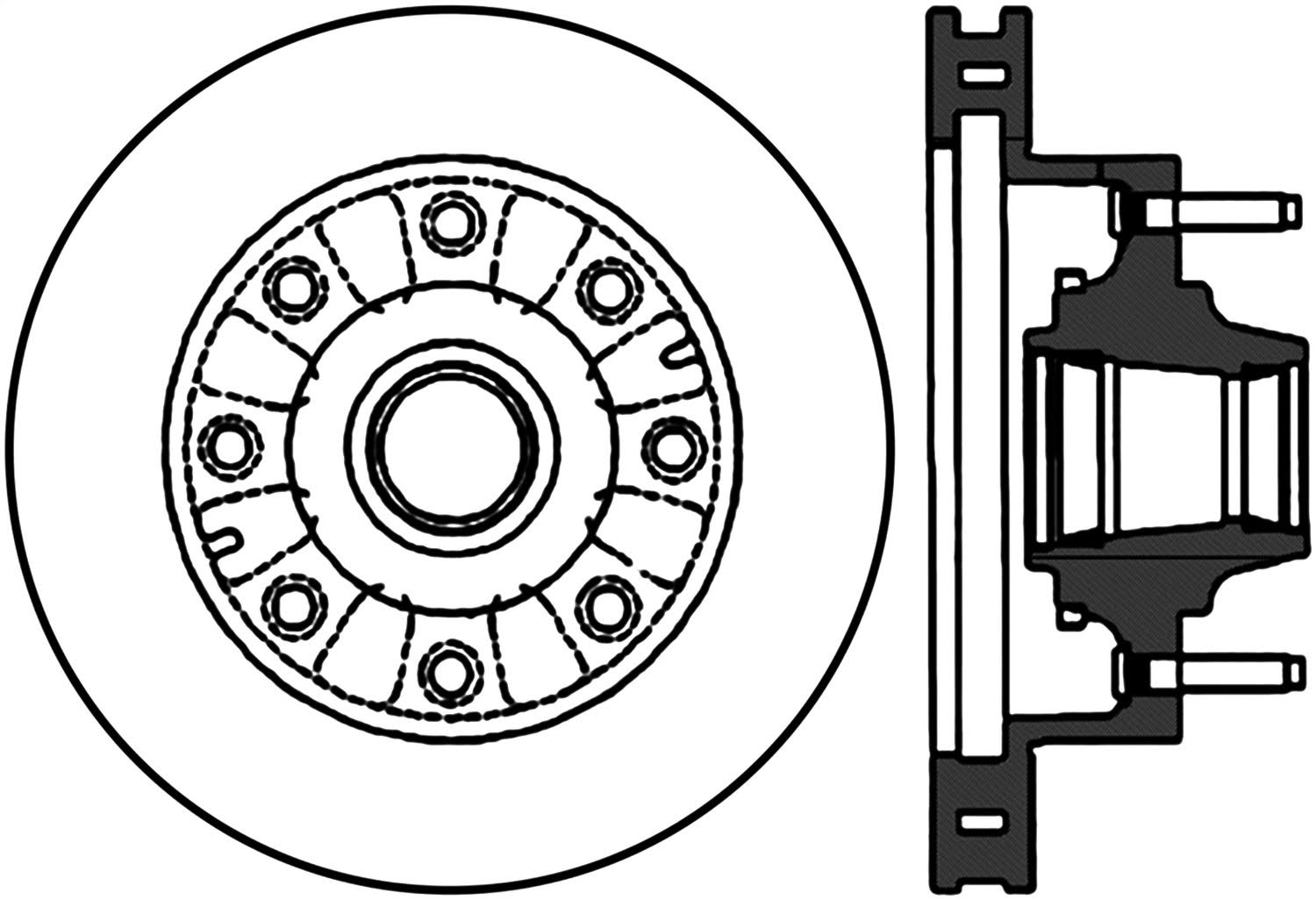 Drilled Sport Brake Rotor M38743