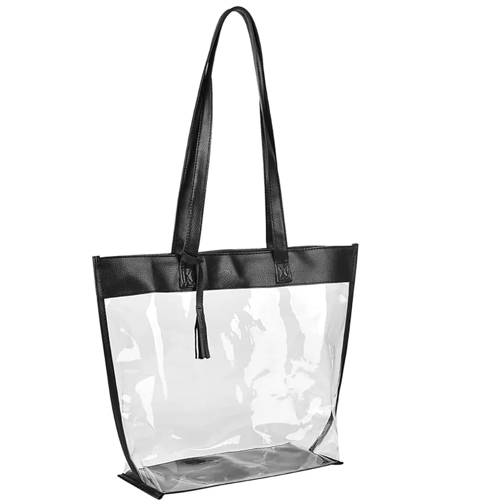 Clear Tote Bags with Magnetic Buckle Closure (1pc) G7001