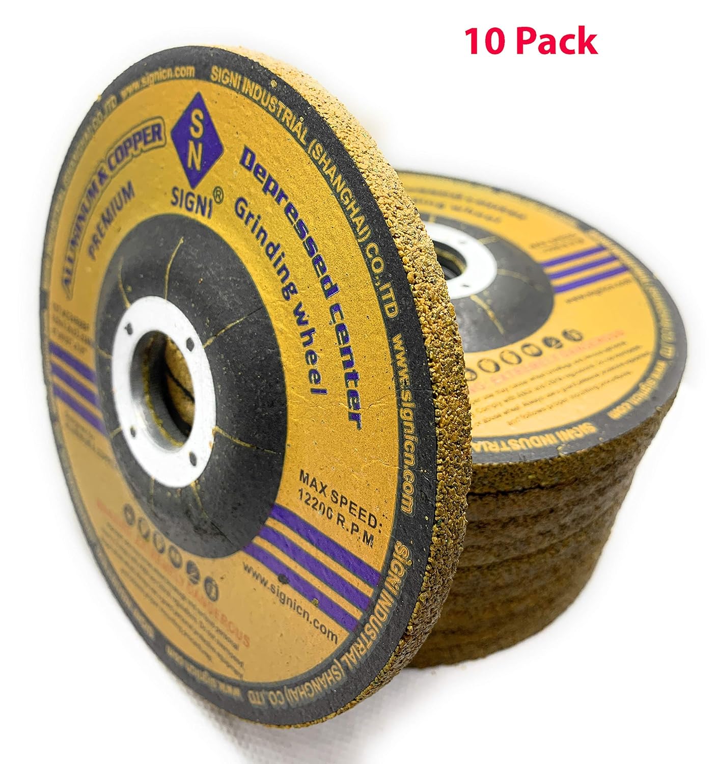 Aluminum Grinding Wheel 5 inch 10 Pack N325922
