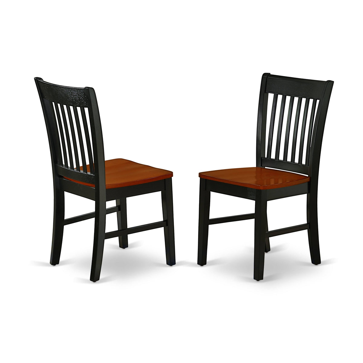 5pc Kitchen Table with Two Drop Leaves and Four Wood Seat Kitchen Chairs Z6502