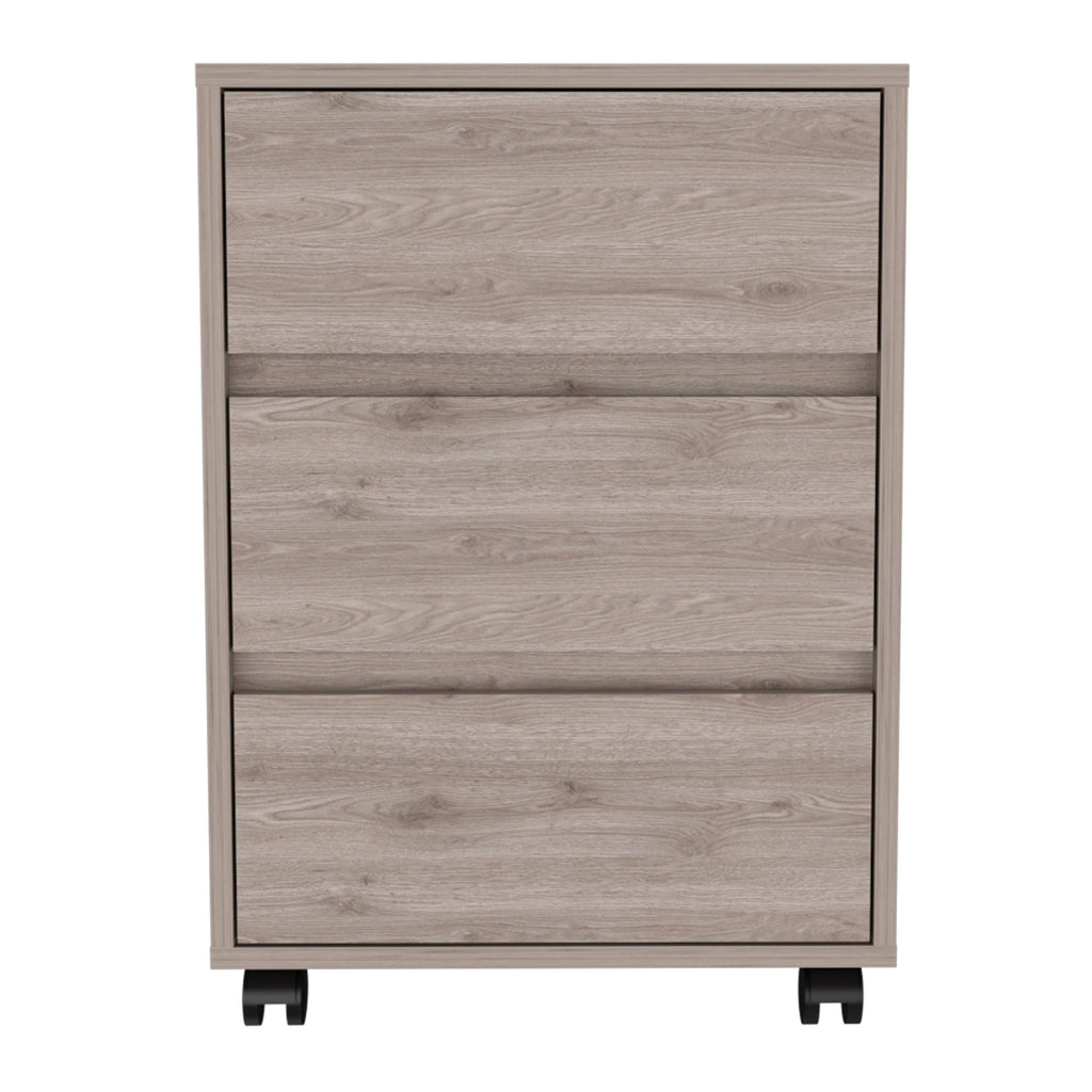 Grey 3 Drawer Filing Cabinet D89398