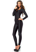 Small Black Spandex Catsuit Q7483