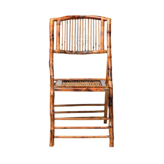Bamboo Folding Chair - 34 in. - Set of 4 H4260