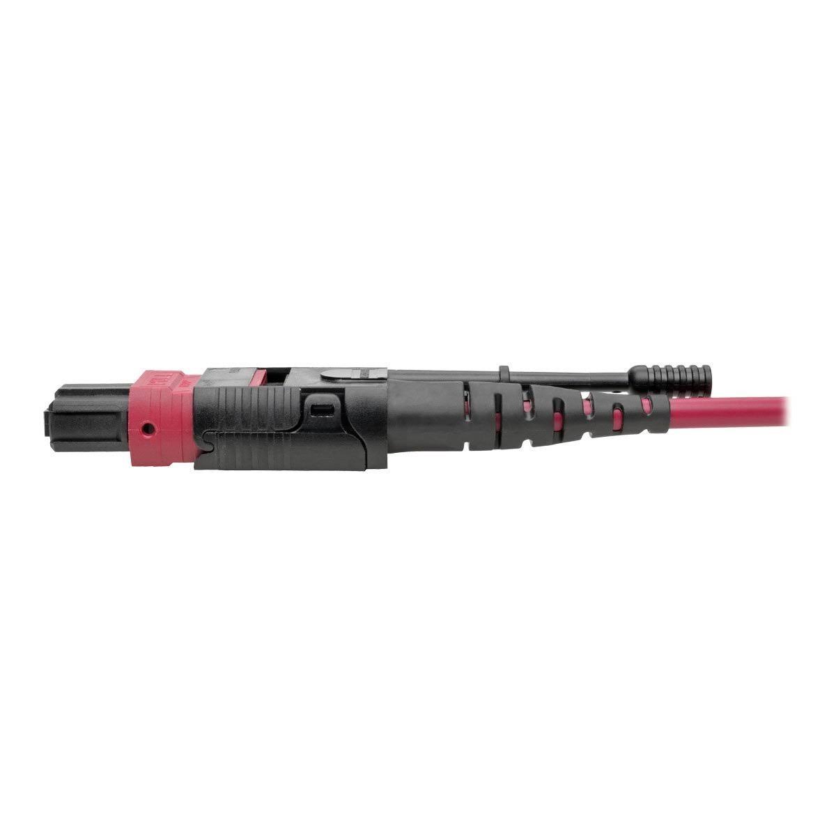 OM4 Fiber Optic Patch Cable 10 ft Magenta S696936