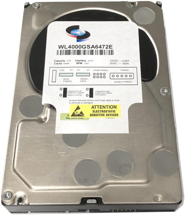 4TB 7200RPM 64MB Cache SATA 6.0Gb/s 3.5" Hard Drive Pack of 2 P481249