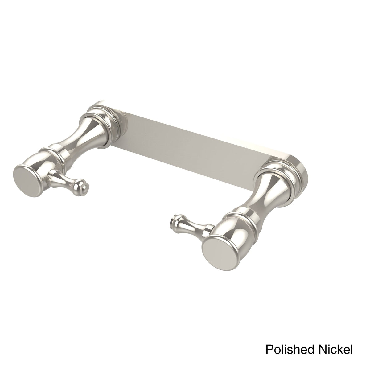 Polished Nickel Rollerless Toilet Tissue Holder L104