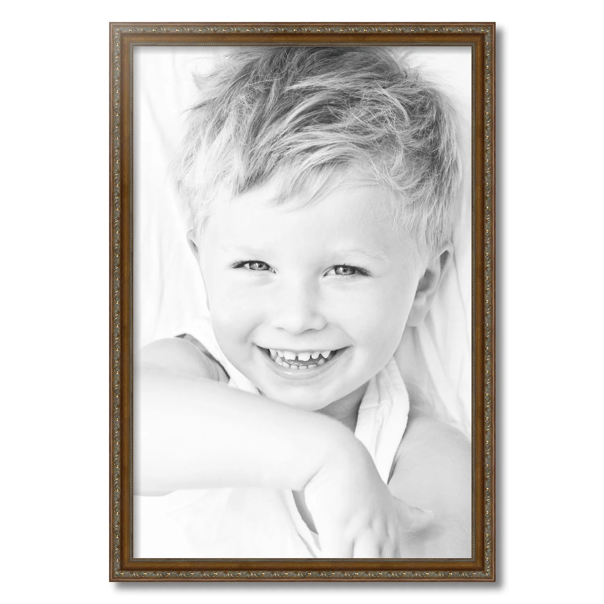 20" x 30" Dark Gold Wood Picture Frame K672
