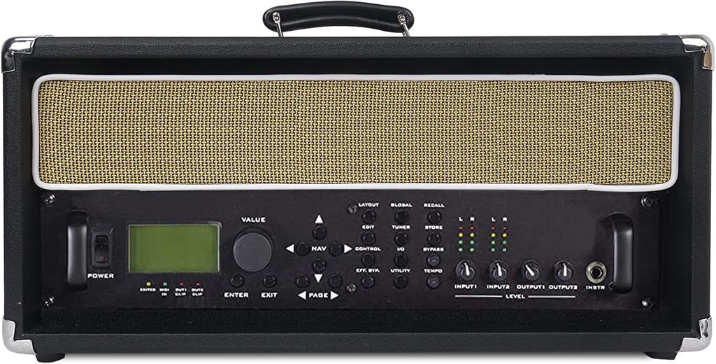 Black 4U Amp Rack Case with Rubber Feet W326