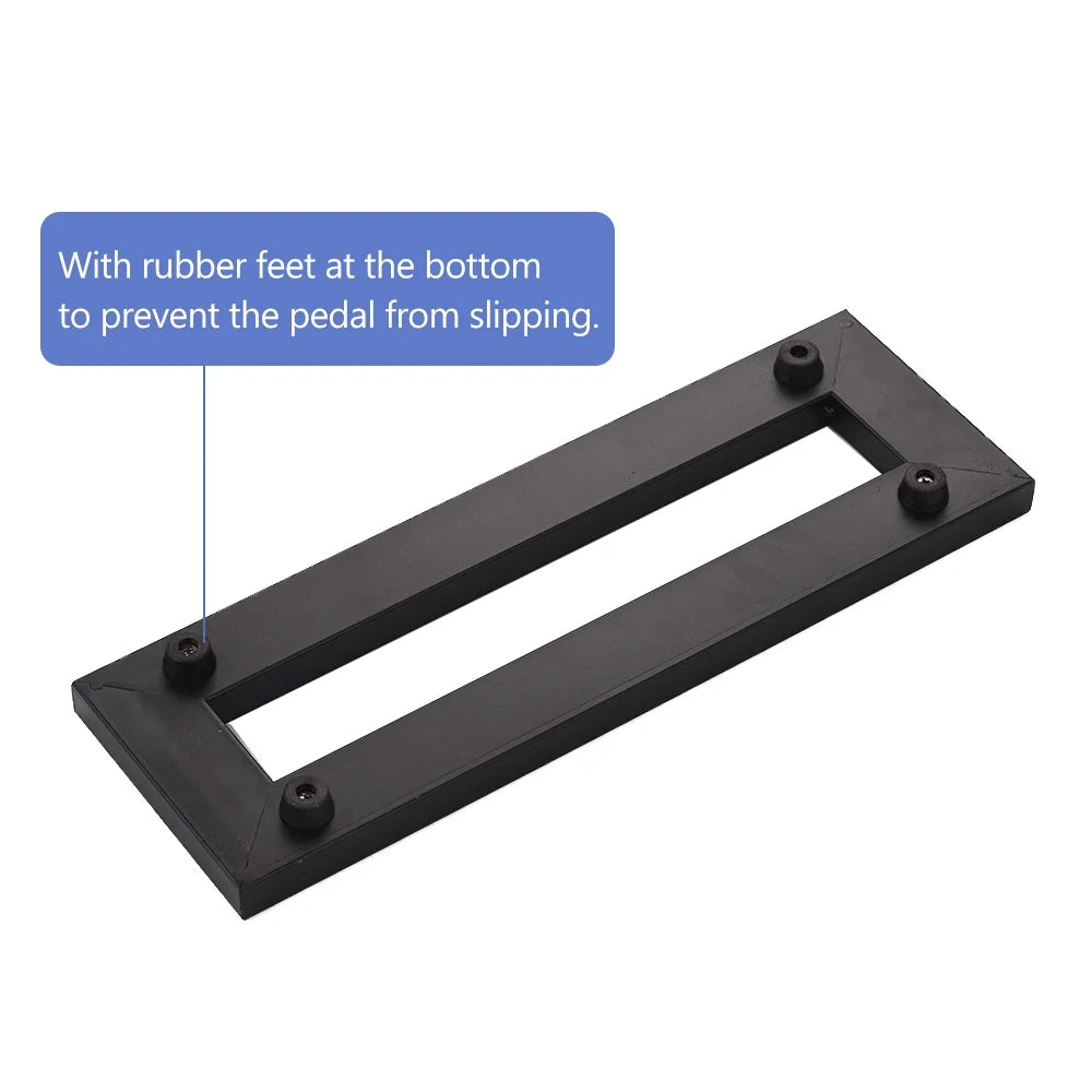 Guitar Effect Pedal Board Holder with Fastening Tapes Cable Tie Patch G9149