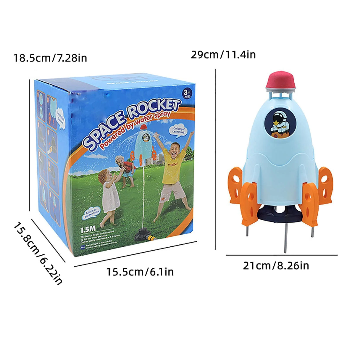 Water Rocket Sprinkler Toy W913