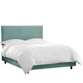 Velvet Full Upholstered Bed Q533