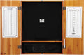 Oak Finish Solid Wood Dartboard Cabinet B26400