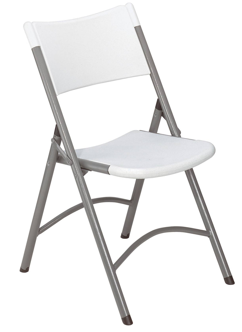 Folding Chair, Plastic, Gray, Pkg of 4 P386