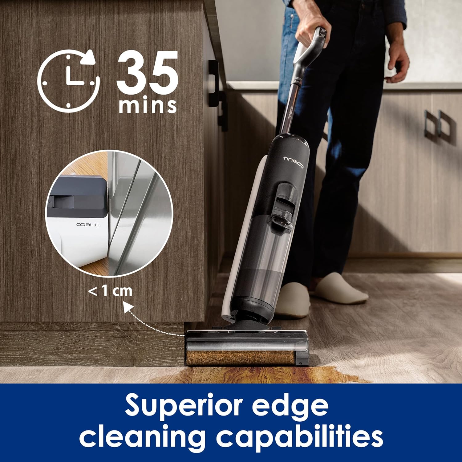 Tineco Floor ONE S5 PRO Smart Cordless Wet Dry Vacuum Cleaner and Mop A75174