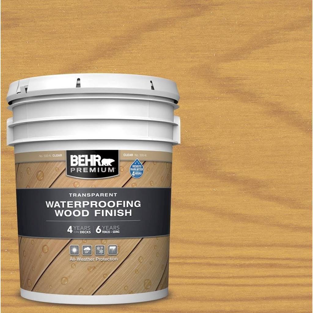 5 gal. Clear Transparent Waterproofing Exterior Wood Finish Y229
