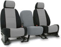 Gray & Black Neoprene Front Seat Covers for Pickup Truck P94586
