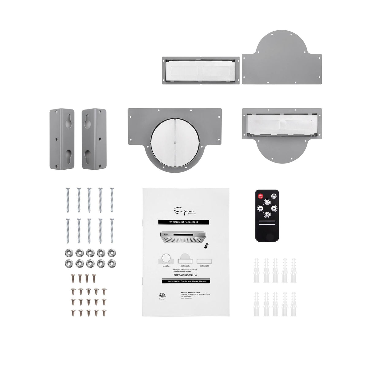36 in. 500 CFM Ducted Under Cabinet Range Hood Stainless Steel T809997