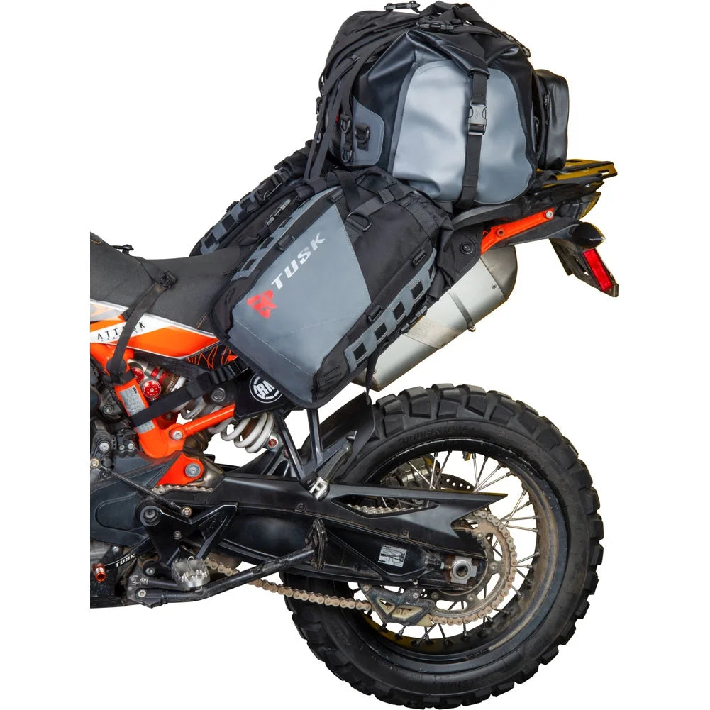 Rackless Luggage System with Medium Dry Duffel Tail Bag Standard Heat Shield S280279