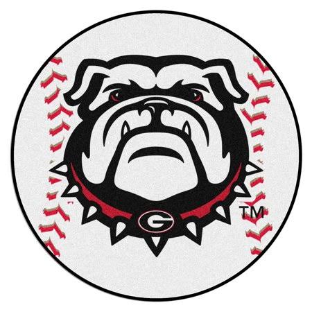 Georgia 27 inch Nylon Face Non-Skid Washable Baseball Fanmat U51921
