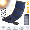 100W 10V Portable Folding Solar Panel Kit F760245