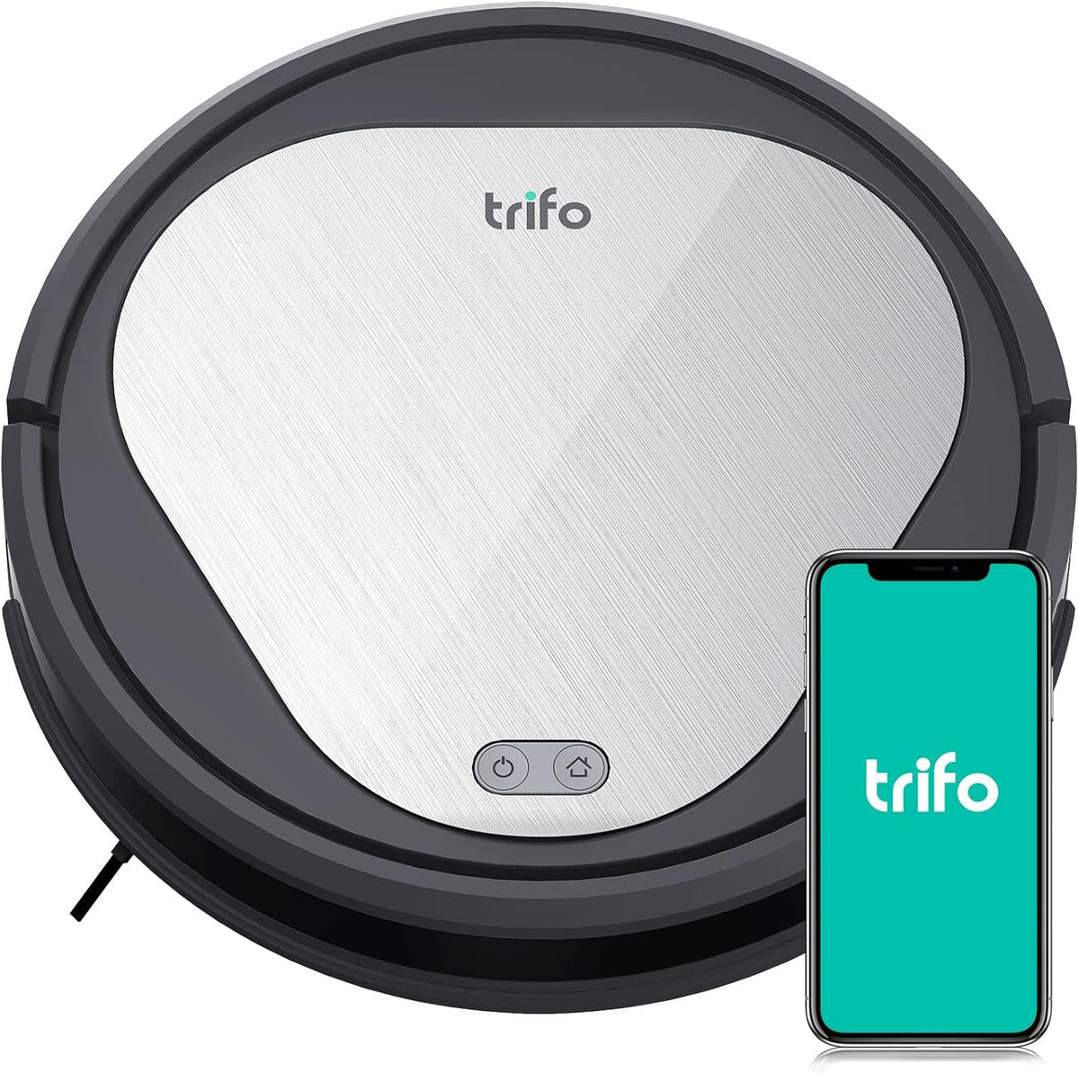 Robot Vacuum, 4000Pa Suction, 2600mAh Battery, Self-Charging I131