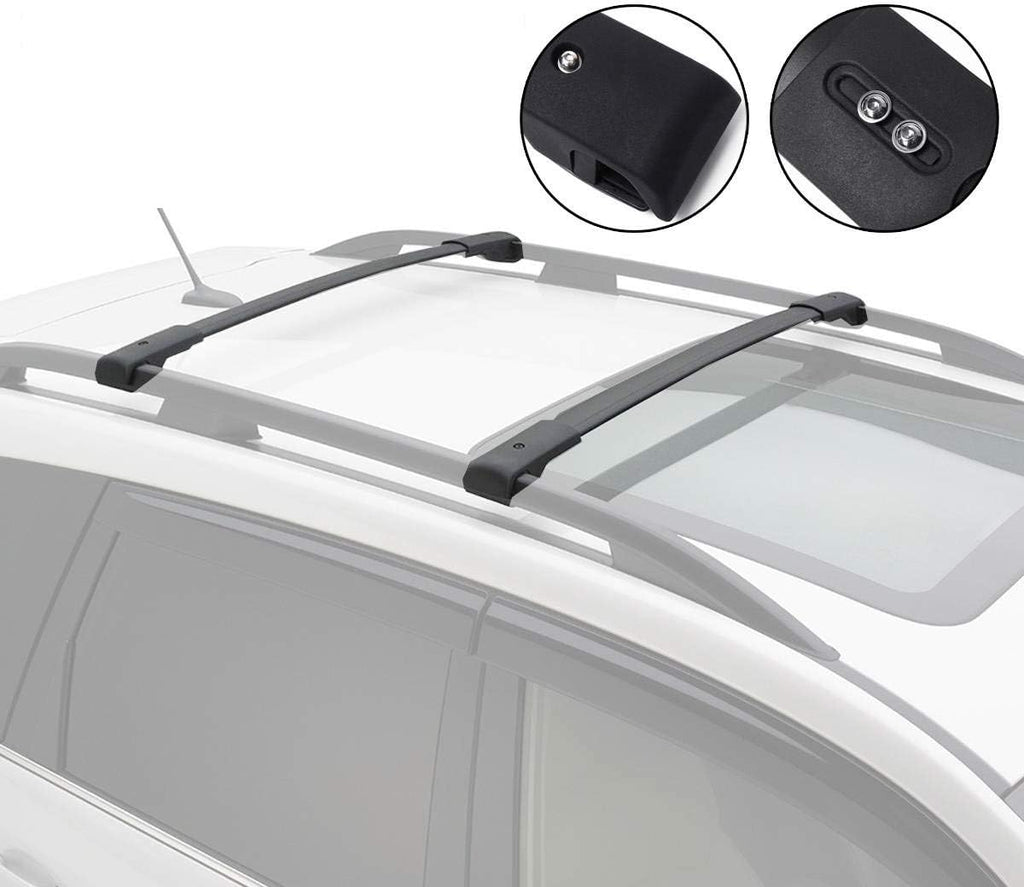 Roof Rack Side Rails Cross Bars Pack of 2 N902