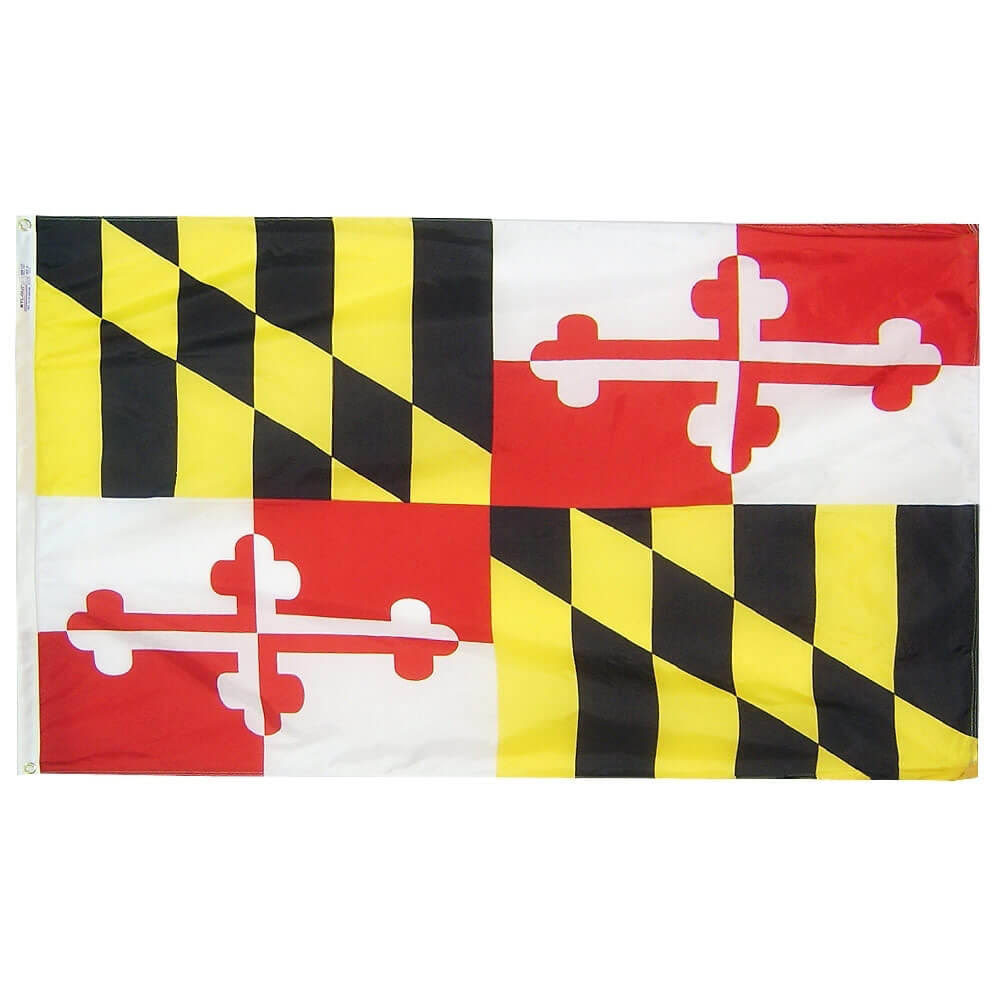 Maryland Flag 3 ft x 5 ft Polyester L890
