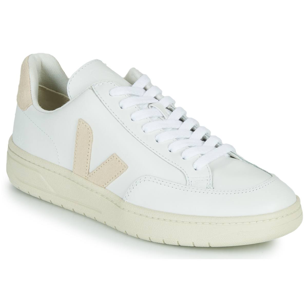 White Sable Leather Sneakers X2846