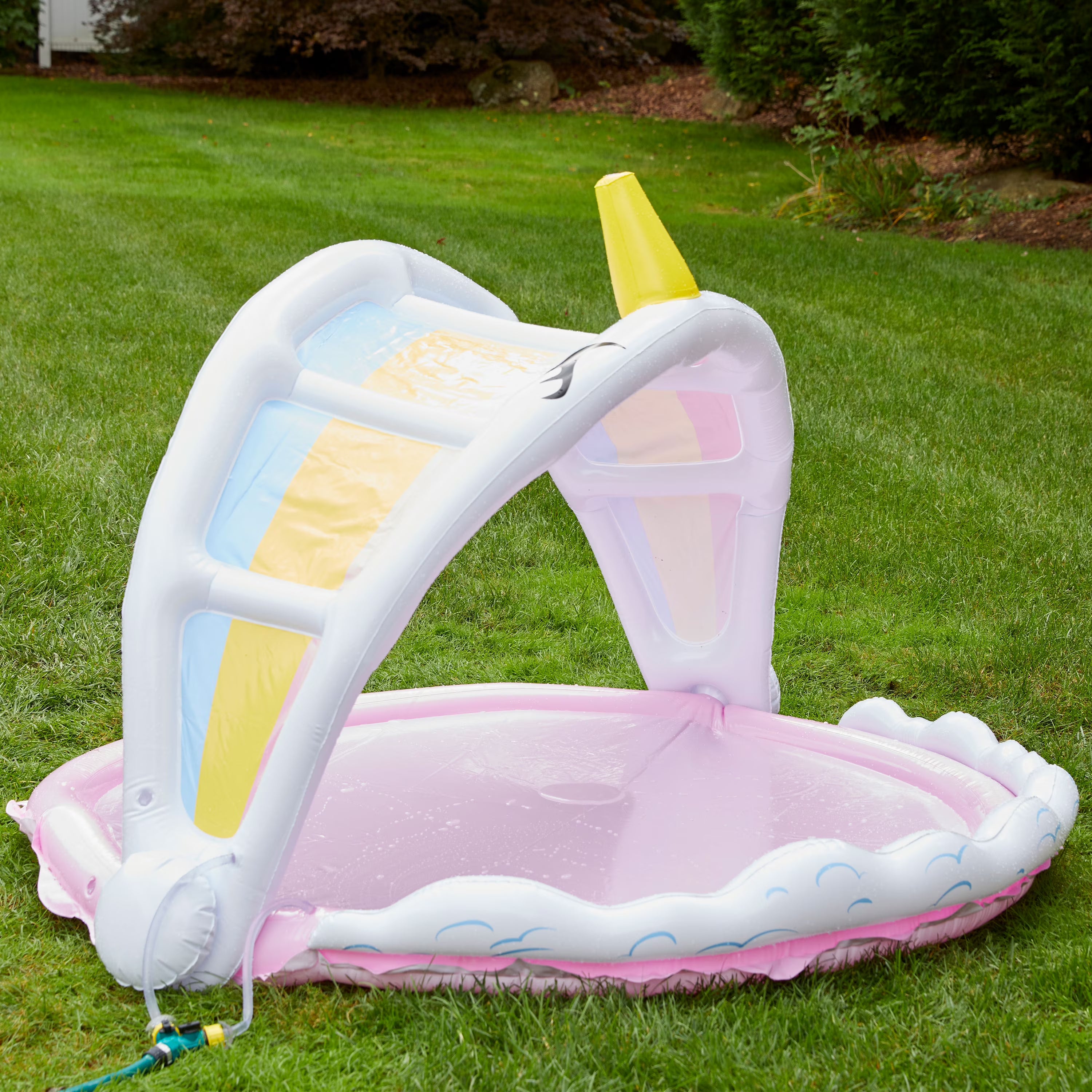 Rainbow Unicorn Sprinkler and Splash Pad 5.5' O101