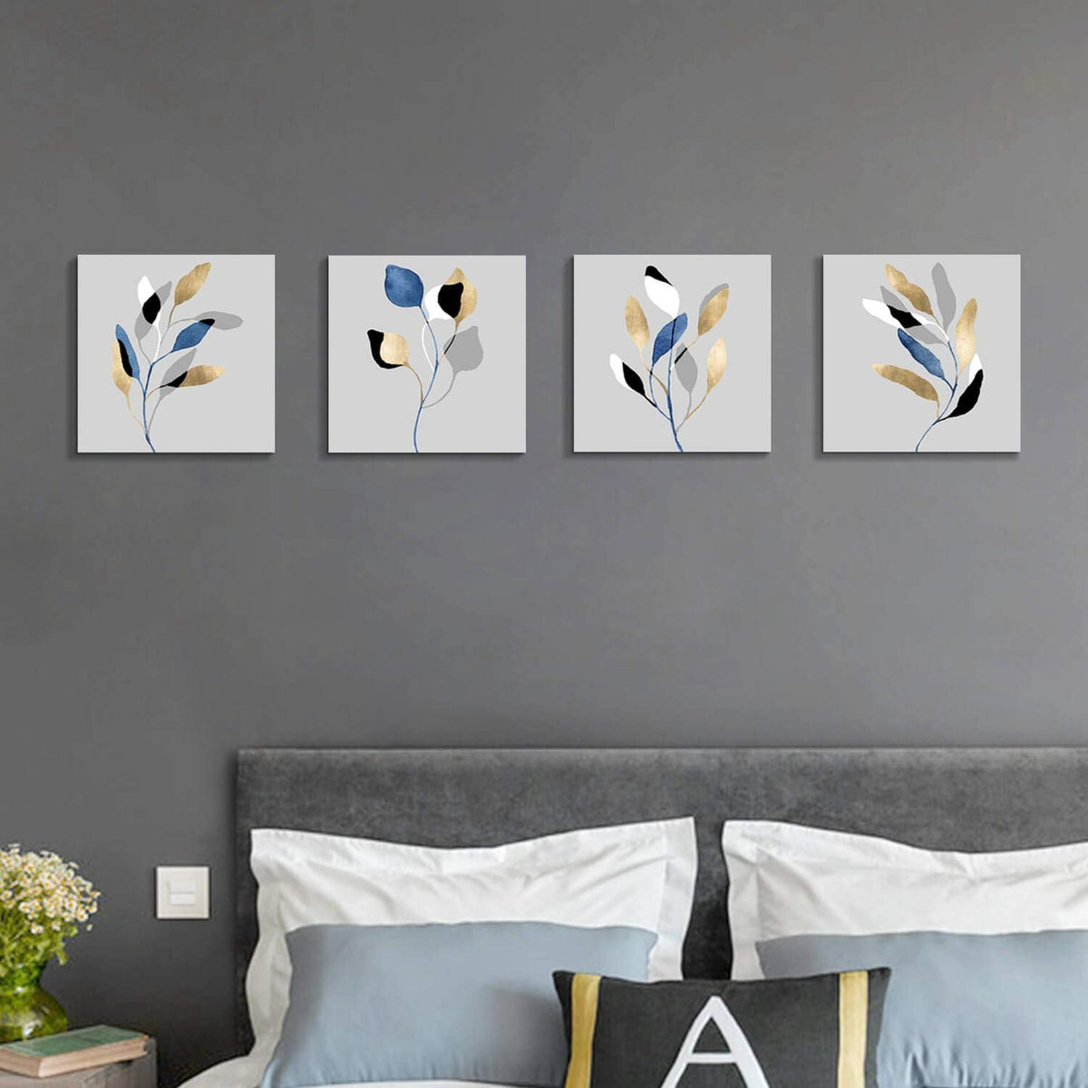 12W x 12H x 4 PCS Canvas Wall Art X760901