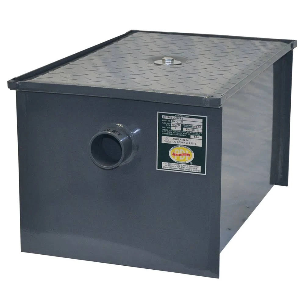 Carbon Steel Grease Traps 100 lbs. L564085