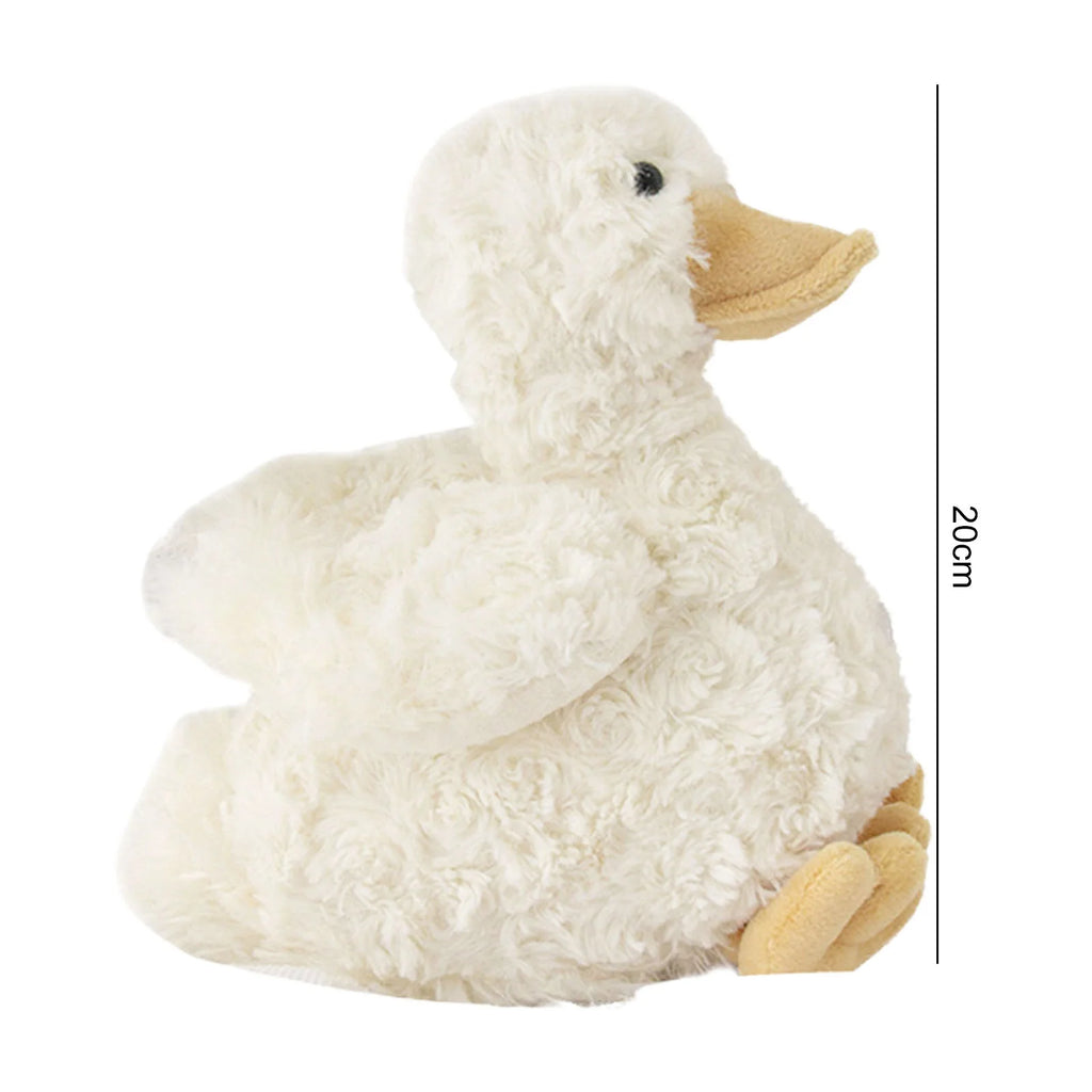 7.8in Fluffy Duck Plush Toy with PP Cotton Filling V555