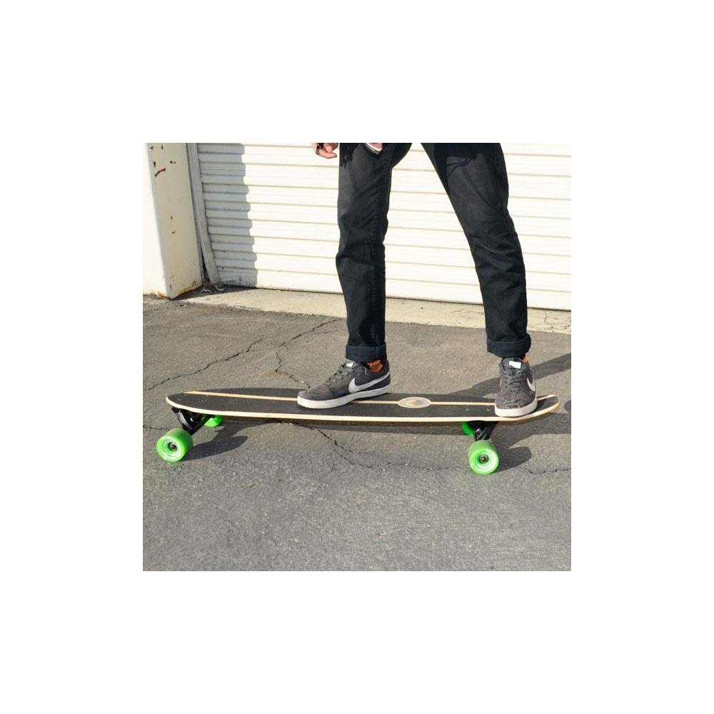 White Kicktail Longboard Complete D18579