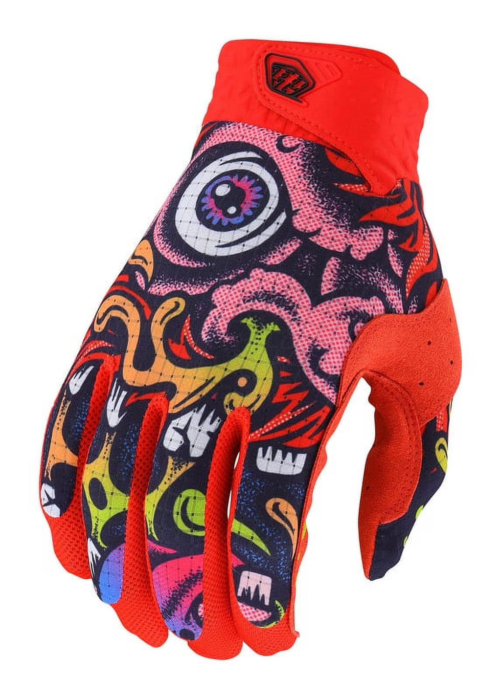 Red/Navy MTB Mountain Bike Gloves E42753