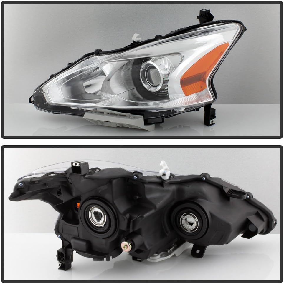 Chrome Housing Projector Headlights Headlamps Left+Right F473134