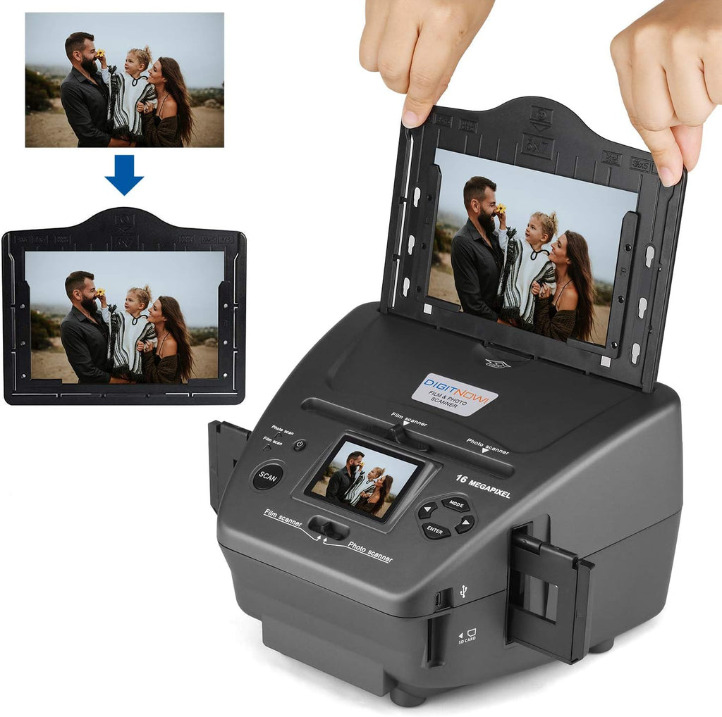 16MP Film Scanner with 2.4 LCD Screen for 35mm Slides and Negatives P5629