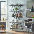 Grey 5-Tier Bookcase C445020