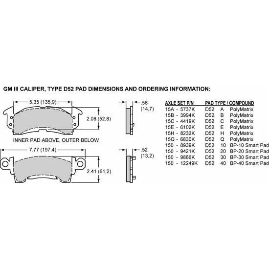 Caliper-D52-Red F4230