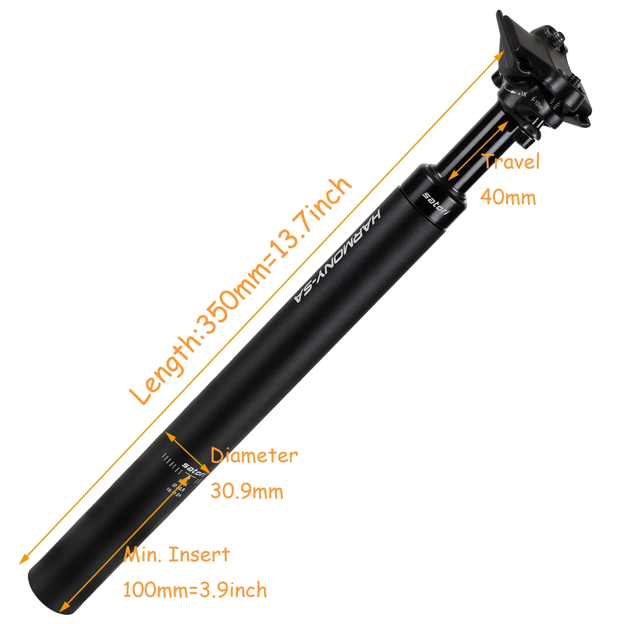 Suspension Seatpost 31.6x350mm J554520