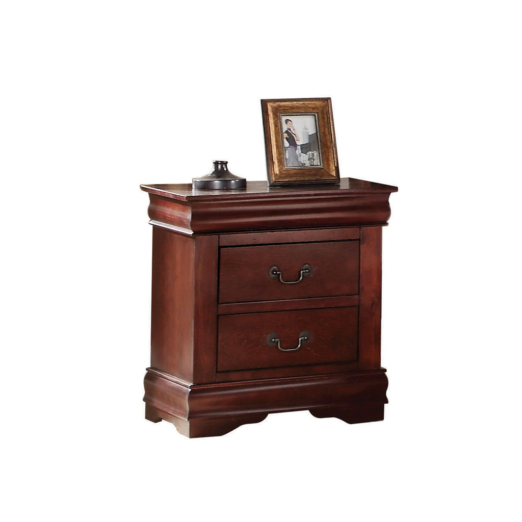 Cherry 4-Piece Sleigh Bedroom Set (Twin) J514494