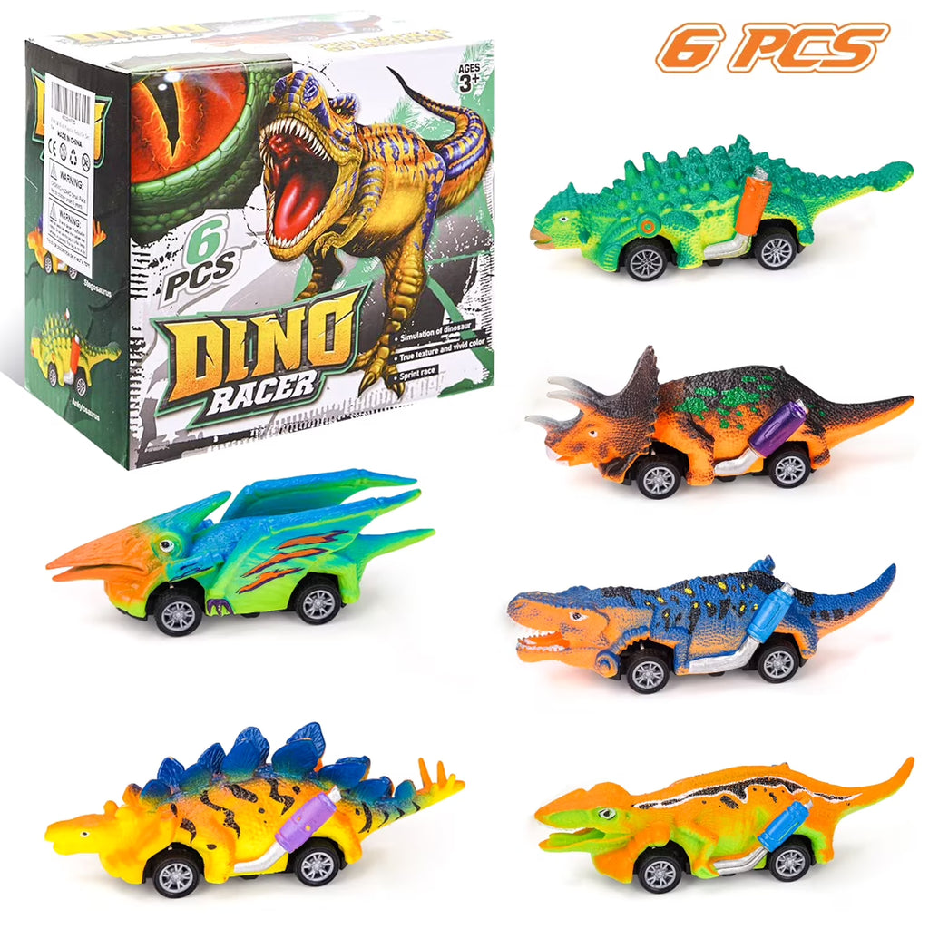 Dinosaur Pull Back Cars Toys W264