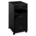 3-Drawer File Cabinet Black X680